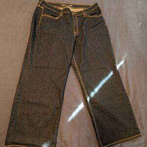Old Navy Dark Wash Wide Leg Jeans | Classic Denim | Size 18 (Short)